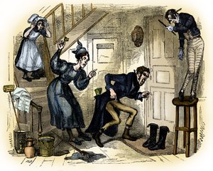 チャールズ・ディケンズの「The Old Curiosity Shop」。 作： Hablot Knight Browne