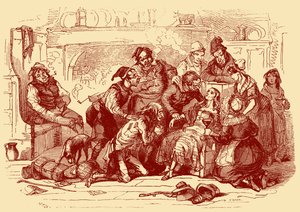 チャールズ・ディケンズの「The Old Curiosity Shop」。 作： Hablot Knight Browne