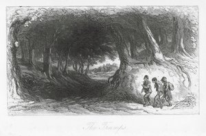 ロンドンの街角不逞の輩（エングレーヴィング） 作： Hablot Knight (1815 92) Browne