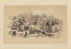 オックスフォード・アンド・ケンブリッジ・ボートレース、No.1、オン・ザ・バンクス（エングレーヴィング） 作： Hablot Knight (1815 92) Browne