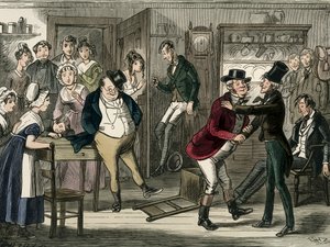 The Pickwick Club by Charles Dickens 作： Hablot Knight Browne
