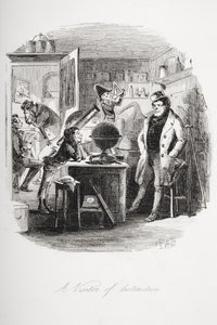 著名な訪問者、チャールズディケンズの「ドンビーと息子」（1812-70）のイラスト、1848年（リソ）の初公開 作： Hablot Knight Browne