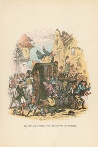 ピックウィック紙のイラスト 作： Hablot Knight Browne