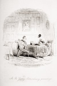 グッピーで。臨時手続、チャールズディケンズ（1812-70）による「ブリークハウス」のイラスト1853年発行 作： Hablot Knight Browne