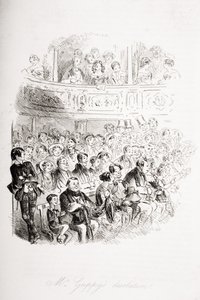 グッピー氏の荒廃、チャールズディケンズ（1812-70）による「ブリークハウス」のイラスト1853年発行