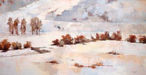 柳 I 2011年頃（キャンバスに油彩） 作： Hadley Rampton