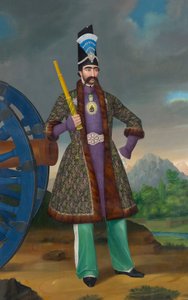 ペルシャのシャー、ナセル・アッディン 作： Hakob Hovnatanyan