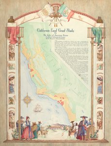 地図: カリフォルニア州土地助成研究 作： Hal Blakeley