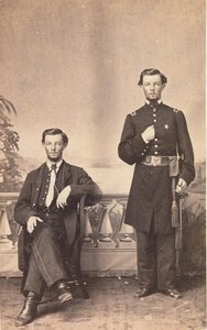 1865 年 7 月 27 日、アロンゾ H. ステレット、後期副官、第 40 歩兵連隊。 作： Hall and Company