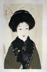 女性のアップ