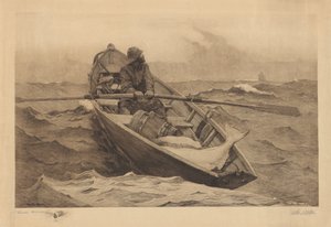 霧警告 作： Hamilton Hamilton after Winslow Homer