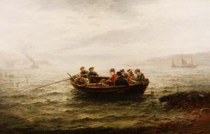 Going to Church by Way of the Lock（油彩・キャンバス） 作： Hamilton Macallum