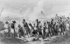 1813年1月8日のニューオーリンズの戦い 作： Hammatt Billings