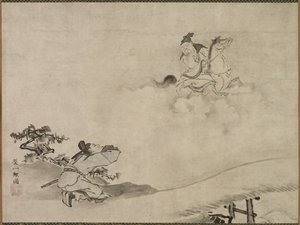 Daoist Immortal、1615-1868。 作： Hanabusa Itcho