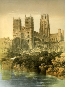 ダラム大聖堂、ダラム州、c1870。 作： Hanhart