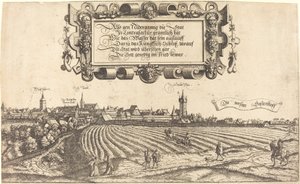 西側から見たニュルンベルク[右側] 作： Hanns Lautensack