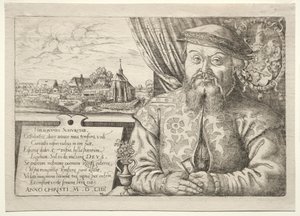ヒエロニムスシュルシュタブ、ニュルンベルク市長、1554年。