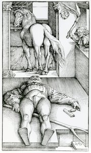 スリーピンググルーム＆ソーサレス 作： Hans (after) Baldung Grien