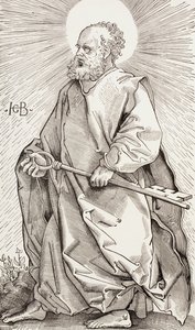 天国の鍵を握る聖ペテロ 作： Hans (after) Baldung Grien