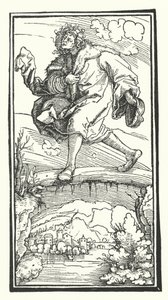 ペトラルカの『De Remediis Utriusque Fortunae』からの木版画（彫刻 作： Hans (after) Burgkmair