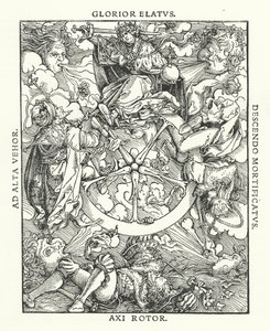 ペトラルカの『De Remediis Utriusque Fortunae』からの木版画（彫刻 作： Hans (after) Burgkmair