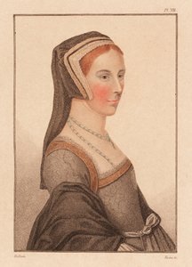 アン・クレサカー、15歳、トマス・モア卿の病棟、1812年（彫刻） 作： Hans (after) Holbein the Younger