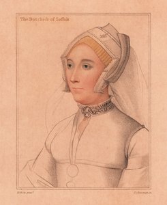 キャサリン ブランドン、サフォーク公爵夫人、1812 年 (彫刻) 作： Hans (after) Holbein the Younger