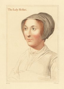 エリザベス・クックまたはエリザベス・ストーナー、1812年（彫刻） 作： Hans (after) Holbein the Younger