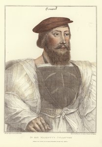 ジェームズ・バトラー、フランチェスコ・バルトロッツィ（1727-1815）によるカラー・エングレーヴィング 作： Hans (after) Holbein the Younger