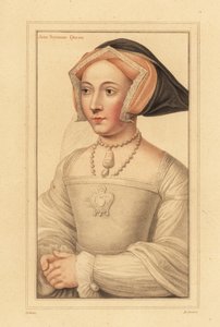 Jane Seymour, rainha da Inglaterra, terceira esposa do rei Henrique VIII, ,1812 (gravura)