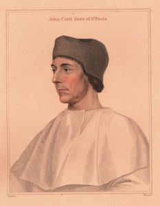ジョン・コレット、セント・ポール大聖堂の学部長、1812年（彫刻） 作： Hans (after) Holbein the Younger