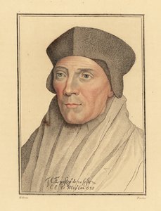 ジョン・フィッシャー、ロチェスター司教 (1469-1535)。 1812年（彫刻） 作： Hans (after) Holbein the Younger