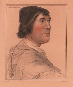 ジョン・ポインツ、英国の宮廷人および政治家、1812年（彫刻） 作： Hans (after) Holbein the Younger