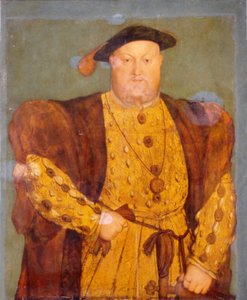 ヘンリー8世 1630年頃（油彩・パネル） 作： Hans (after) Holbein the Younger