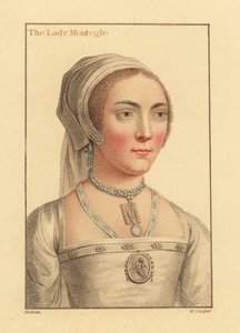 レディ・メアリー・ブランドン、バロネス・モンティーグル 作： Hans (after) Holbein the Younger
