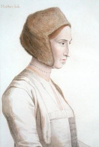後のエドワード6世の看護師、マザー・ジャクソン（フランチェスコ・バルトロッツィ（1727-1815））（エングレービング 作： Hans (after) Holbein the Younger
