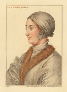 Kuningatar Anne Boleyn, kuningas Henrik VIII:n toinen vaimo 作： Hans (after) Holbein the Younger