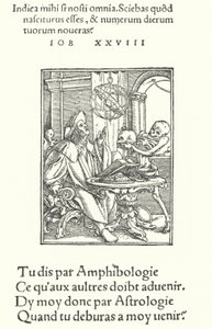 占星術師（彫刻 作： Hans (after) Holbein the Younger