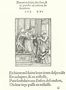 伯爵夫人または花嫁（エングレービング 作： Hans (after) Holbein the Younger