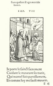 The Priest (Engraving) 作： Hans (after) Holbein the Younger