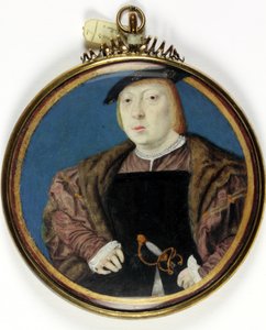 トーマス・ポープ卿（水彩・ベラム 作： Hans (circle of) Holbein the Younger