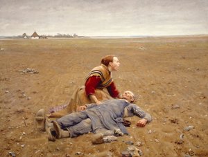 Worn Out」または「The Martyr」、1889年。 作： Hans Andersen Brendekilde