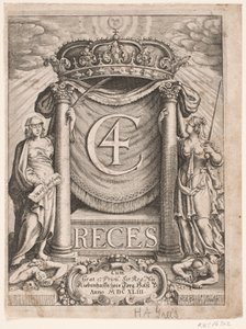 Christian IV Reces 1643のタイトルページ 作： Hans Andreas Greys