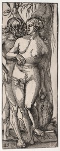 アダムとイブ 作： Hans Baldung