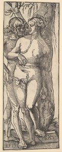 アダムとイブ、1519年。 作： Hans Baldung