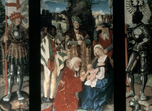 賢者の崇拝、1507 作： Hans Baldung
