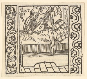 死者の世話、Speculum Passionis、1507、1507 のイラスト。 作： Hans Baldung