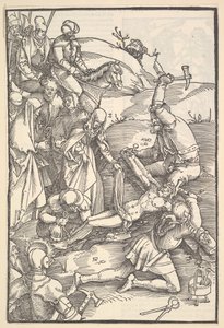 キリストは十字架に釘付けにされました：十字架に釘付けされたキリスト、Speculum Passionis Dom ...、1507。 作： Hans Baldung