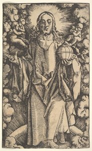 地球のキリスト、15〜16世紀。 作： Hans Baldung