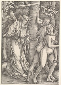 楽園からの追放、1514年。 作： Hans Baldung